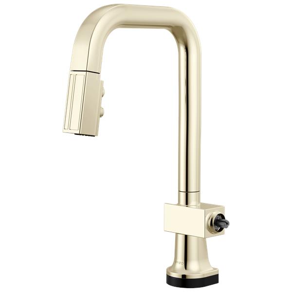 Brizo - Frank Lloyd Wright SmartTouch Pull-Down Prep Faucet with Square Spout - Less Handle