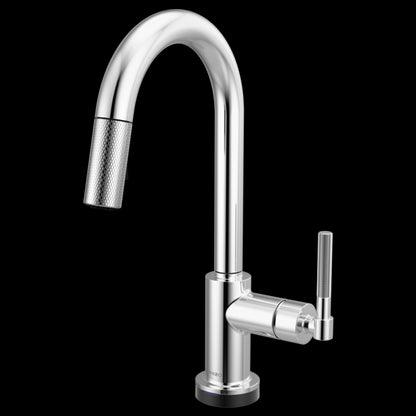 Brizo - Litze Smarttouch Pull-Down Prep Faucet with Arc Spout - Knurled Handle