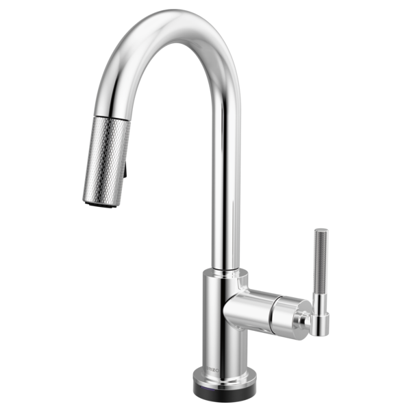 Brizo - Litze Smarttouch Pull-Down Prep Faucet with Arc Spout - Knurled Handle