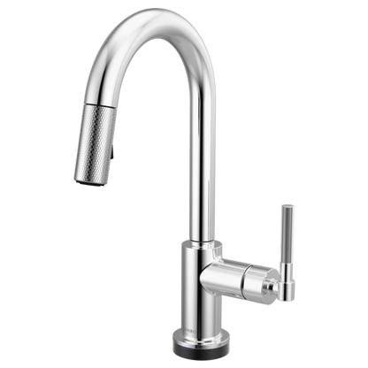 Brizo - Litze Smarttouch Pull-Down Prep Faucet with Arc Spout - Knurled Handle