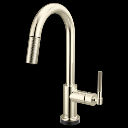 Brizo - Litze Smarttouch Pull-Down Prep Faucet with Arc Spout - Knurled Handle