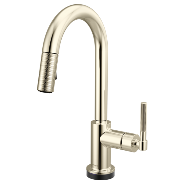 Brizo - Litze Smarttouch Pull-Down Prep Faucet with Arc Spout - Knurled Handle