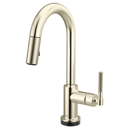 Brizo - Litze Smarttouch Pull-Down Prep Faucet with Arc Spout - Knurled Handle