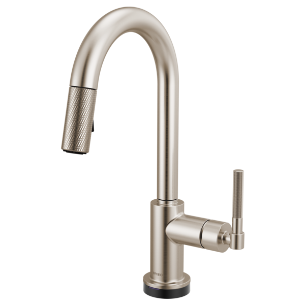 Brizo - Litze Smarttouch Pull-Down Prep Faucet with Arc Spout - Knurled Handle