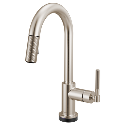 Brizo - Litze Smarttouch Pull-Down Prep Faucet with Arc Spout - Knurled Handle