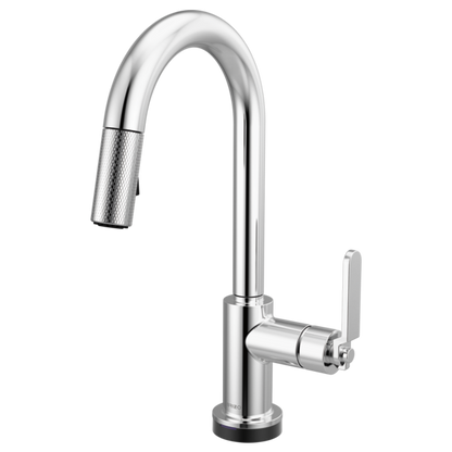 Brizo - Litze Smarttouch Pull-Down Prep Faucet with Arc Spout - Industrial Handle