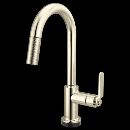 Brizo - Litze Smarttouch Pull-Down Prep Faucet with Arc Spout - Industrial Handle