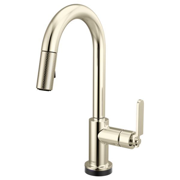 Brizo - Litze Smarttouch Pull-Down Prep Faucet with Arc Spout - Industrial Handle