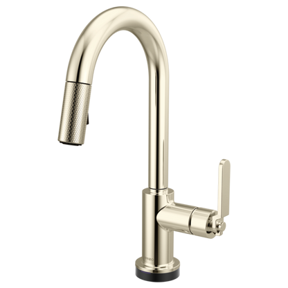 Brizo - Litze Smarttouch Pull-Down Prep Faucet with Arc Spout - Industrial Handle