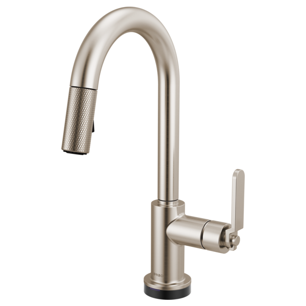 Brizo - Litze Smarttouch Pull-Down Prep Faucet with Arc Spout - Industrial Handle