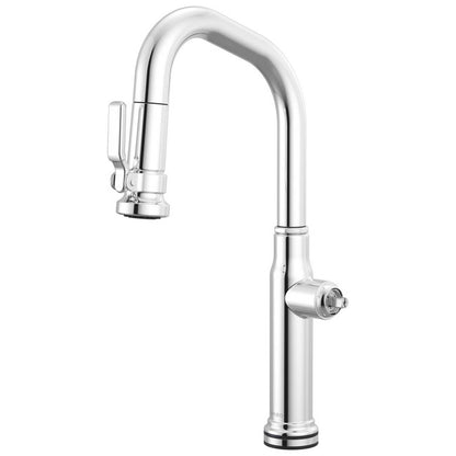 Brizo - Faircroft SmartTouch Pull-Down Prep Faucet with Angled Spout - Less Handle