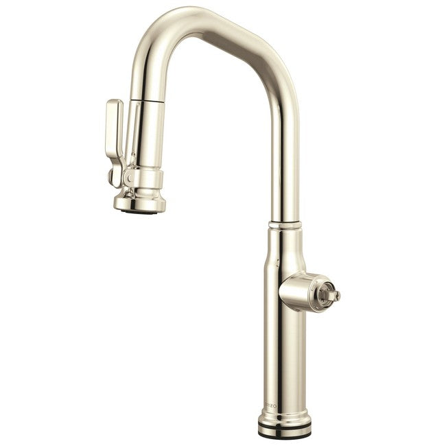 Brizo - Faircroft SmartTouch Pull-Down Prep Faucet with Angled Spout - Less Handle