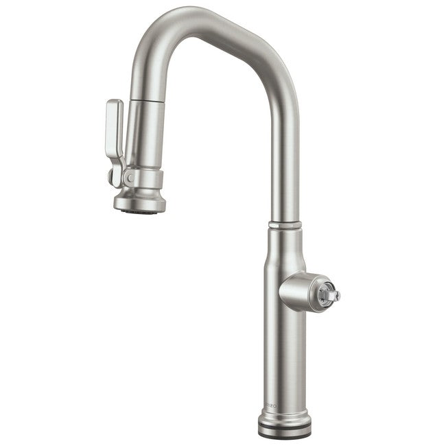 Brizo - Faircroft SmartTouch Pull-Down Prep Faucet with Angled Spout - Less Handle