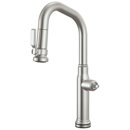 Brizo - Faircroft SmartTouch Pull-Down Prep Faucet with Angled Spout - Less Handle
