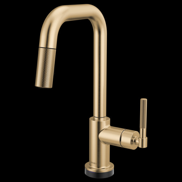 Brizo - Litze Smarttouch Pull-Down Prep Faucet with Square Spout - Knurled Handle
