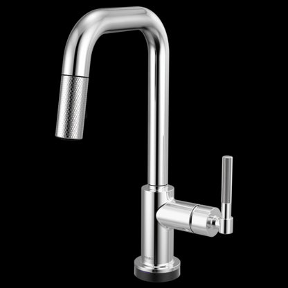 Brizo - Litze Smarttouch Pull-Down Prep Faucet with Square Spout - Knurled Handle
