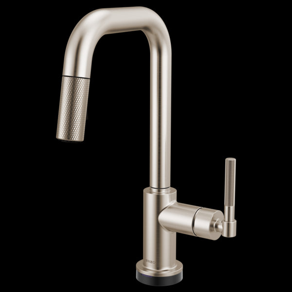 Brizo - Litze Smarttouch Pull-Down Prep Faucet with Square Spout - Knurled Handle