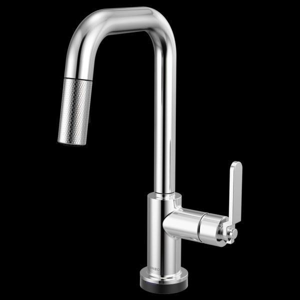 Brizo - Litze Smarttouch Pull-Down Prep Faucet with Square Spout - Industrial Handle