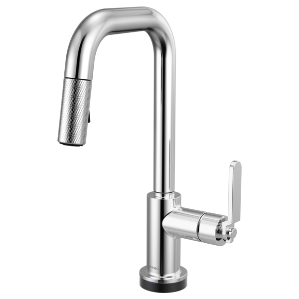 Brizo - Litze Smarttouch Pull-Down Prep Faucet with Square Spout - Industrial Handle