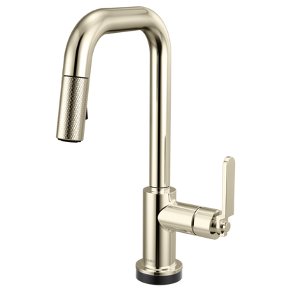 Brizo - Litze Smarttouch Pull-Down Prep Faucet with Square Spout - Industrial Handle