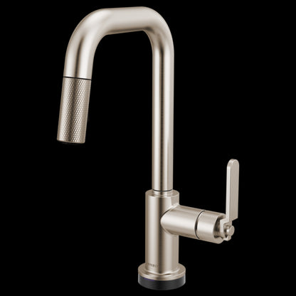Brizo - Litze Smarttouch Pull-Down Prep Faucet with Square Spout - Industrial Handle