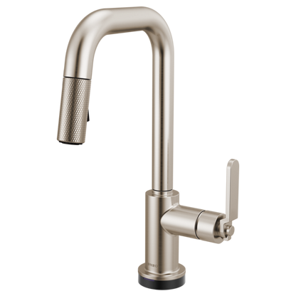 Brizo - Litze Smarttouch Pull-Down Prep Faucet with Square Spout - Industrial Handle