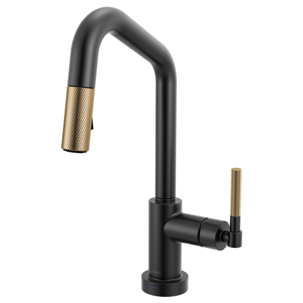 Brizo - Litze Smarttouch Pull-Down Prep Faucet with Angle Spout - Knurled Handle