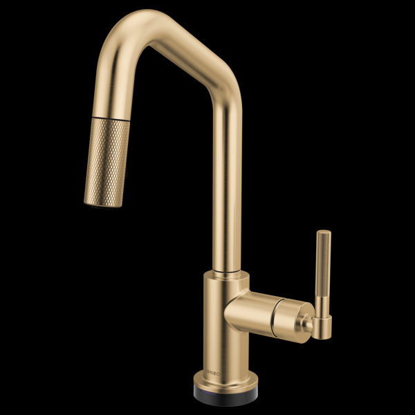 Brizo - Litze Smarttouch Pull-Down Prep Faucet with Angle Spout - Knurled Handle