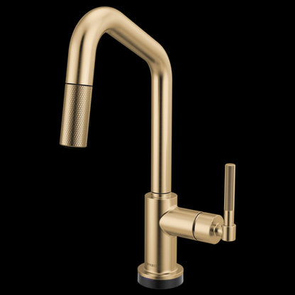 Brizo - Litze Smarttouch Pull-Down Prep Faucet with Angle Spout - Knurled Handle