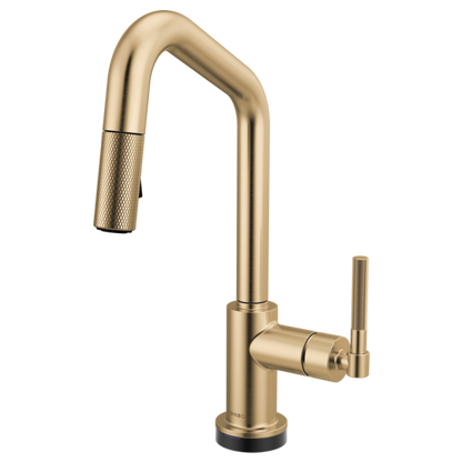 Brizo - Litze Smarttouch Pull-Down Prep Faucet with Angle Spout - Knurled Handle