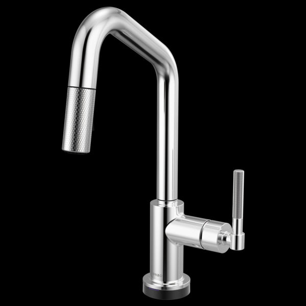 Brizo - Litze Smarttouch Pull-Down Prep Faucet with Angle Spout - Knurled Handle