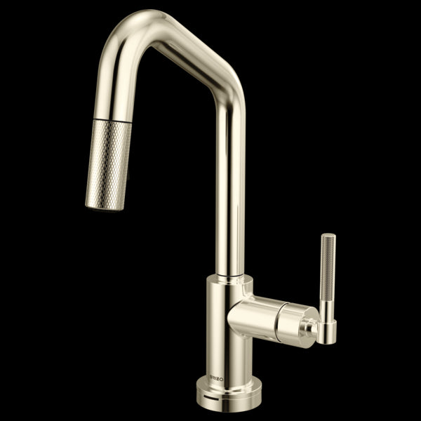 Brizo - Litze Smarttouch Pull-Down Prep Faucet with Angle Spout - Knurled Handle