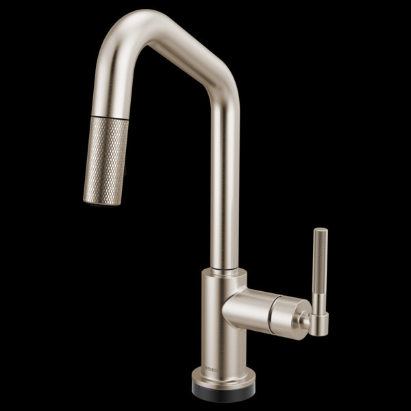 Brizo - Litze Smarttouch Pull-Down Prep Faucet with Angle Spout - Knurled Handle