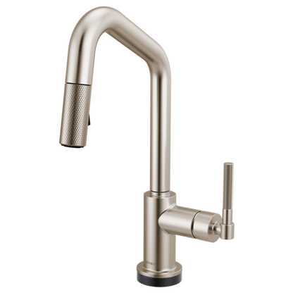 Brizo - Litze Smarttouch Pull-Down Prep Faucet with Angle Spout - Knurled Handle