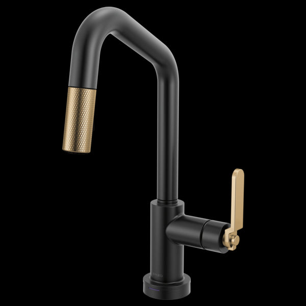 Brizo - Litze Smarttouch Pull-Down Prep Faucet with Angle Spout - Industrial Handle