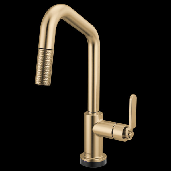 Brizo - Litze Smarttouch Pull-Down Prep Faucet with Angle Spout - Industrial Handle