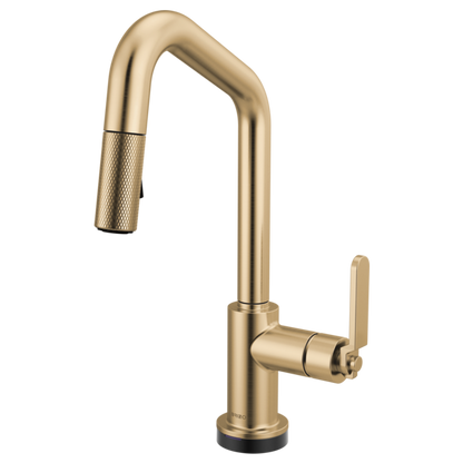 Brizo - Litze Smarttouch Pull-Down Prep Faucet with Angle Spout - Industrial Handle