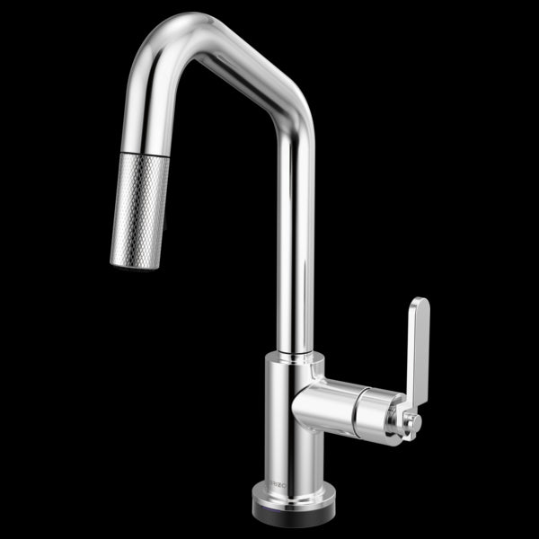 Brizo - Litze Smarttouch Pull-Down Prep Faucet with Angle Spout - Industrial Handle