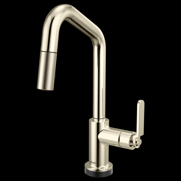 Brizo - Litze Smarttouch Pull-Down Prep Faucet with Angle Spout - Industrial Handle