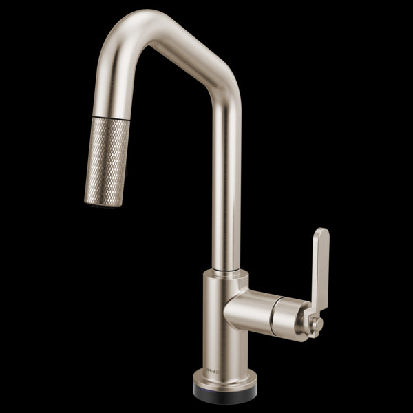 Brizo - Litze Smarttouch Pull-Down Prep Faucet with Angle Spout - Industrial Handle
