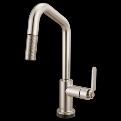 Brizo - Litze Smarttouch Pull-Down Prep Faucet with Angle Spout - Industrial Handle