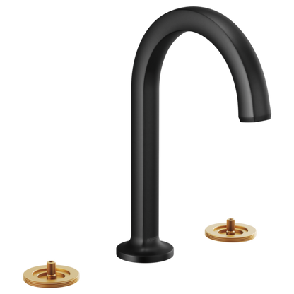 Brizo - Kintsu Widespread Lavatory Faucet with Arc Spout - Less Handles 1.2 GPM