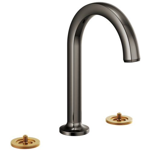 Brizo - Kintsu Widespread Lavatory Faucet with Arc Spout - Less Handles 1.2 GPM