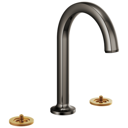 Brizo - Kintsu Widespread Lavatory Faucet with Arc Spout - Less Handles 1.2 GPM