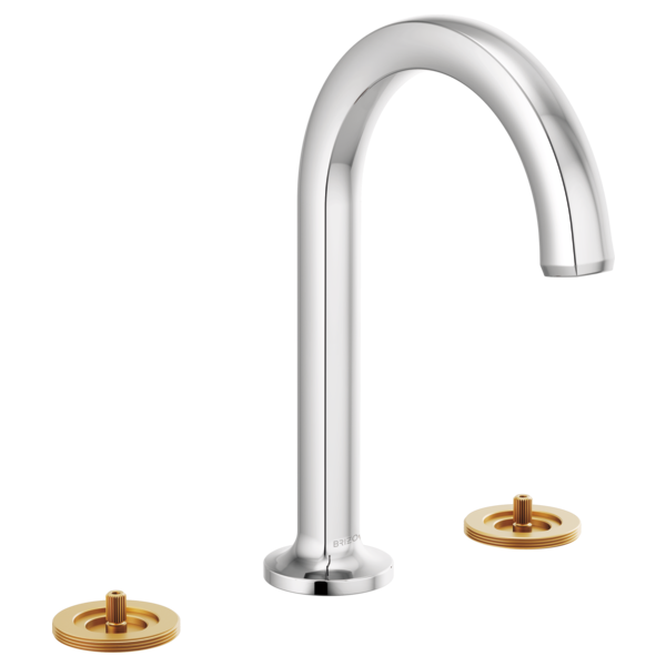 Brizo - Kintsu Widespread Lavatory Faucet with Arc Spout - Less Handles 1.2 GPM