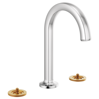 Brizo - Kintsu Widespread Lavatory Faucet with Arc Spout - Less Handles 1.2 GPM