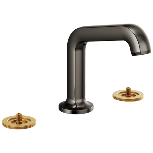 Brizo - Kintsu Widespread Lavatory Faucet with Angled Spout - Less Handles 1.2 GPM