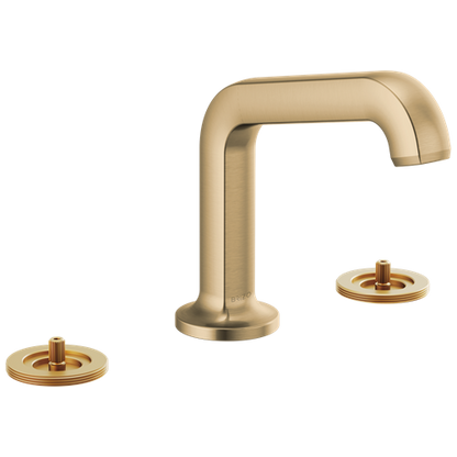 Brizo - Kintsu Widespread Lavatory Faucet with Angled Spout - Less Handles 1.2 GPM