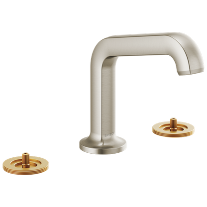 Brizo - Kintsu Widespread Lavatory Faucet with Angled Spout - Less Handles 1.2 GPM