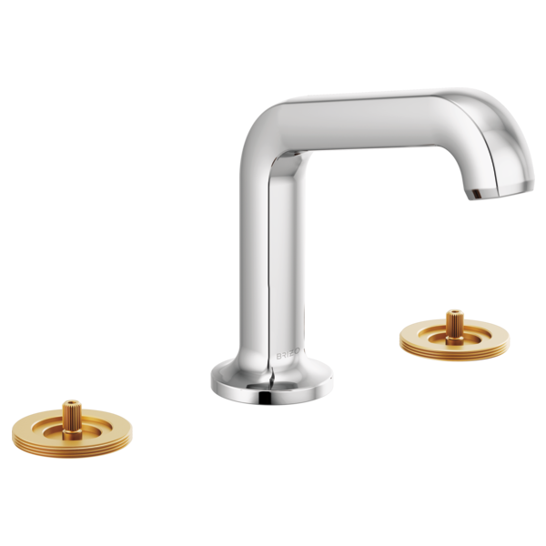 Brizo - Kintsu Widespread Lavatory Faucet with Arc Spout - Less Handles 1.2 GPM